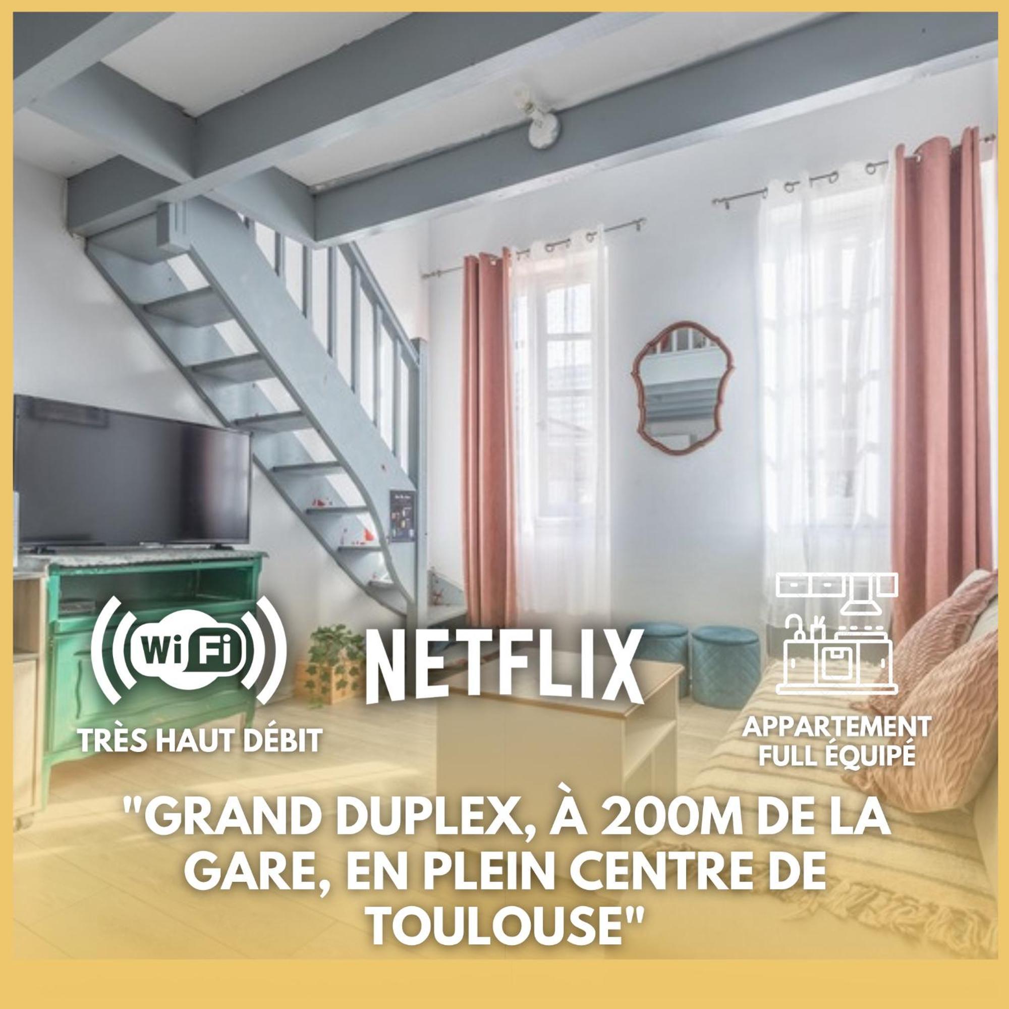 Grand Duplex Centre - Gare Apartment Toulouse Exterior photo